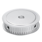 5M-50T-1/2B Timing Belt Pulley 1/2" Bore, 50 Teeth Aluminum Alloy Synchronous Wheel with Keyway, Pitch 5mm Tooth for 15mm Width Belt