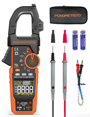 Inrush Clamp Meter, CM06 Clamp Multimeter, 6000 Contas 600A, LinkMejor