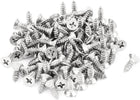 4.2mm x 13mm Flat Head Phillips Self Tapping Screw Fasteners 100 Pcs