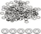 M3 Flat Washer for Screw, 200Pcs 304 Stainless Steel Washers 3MM ID x 8MM OD x 1MM Thick for Bolts, Factories Repair, Kitchens, Shops, and Outdoor Construction (Silver Tone)