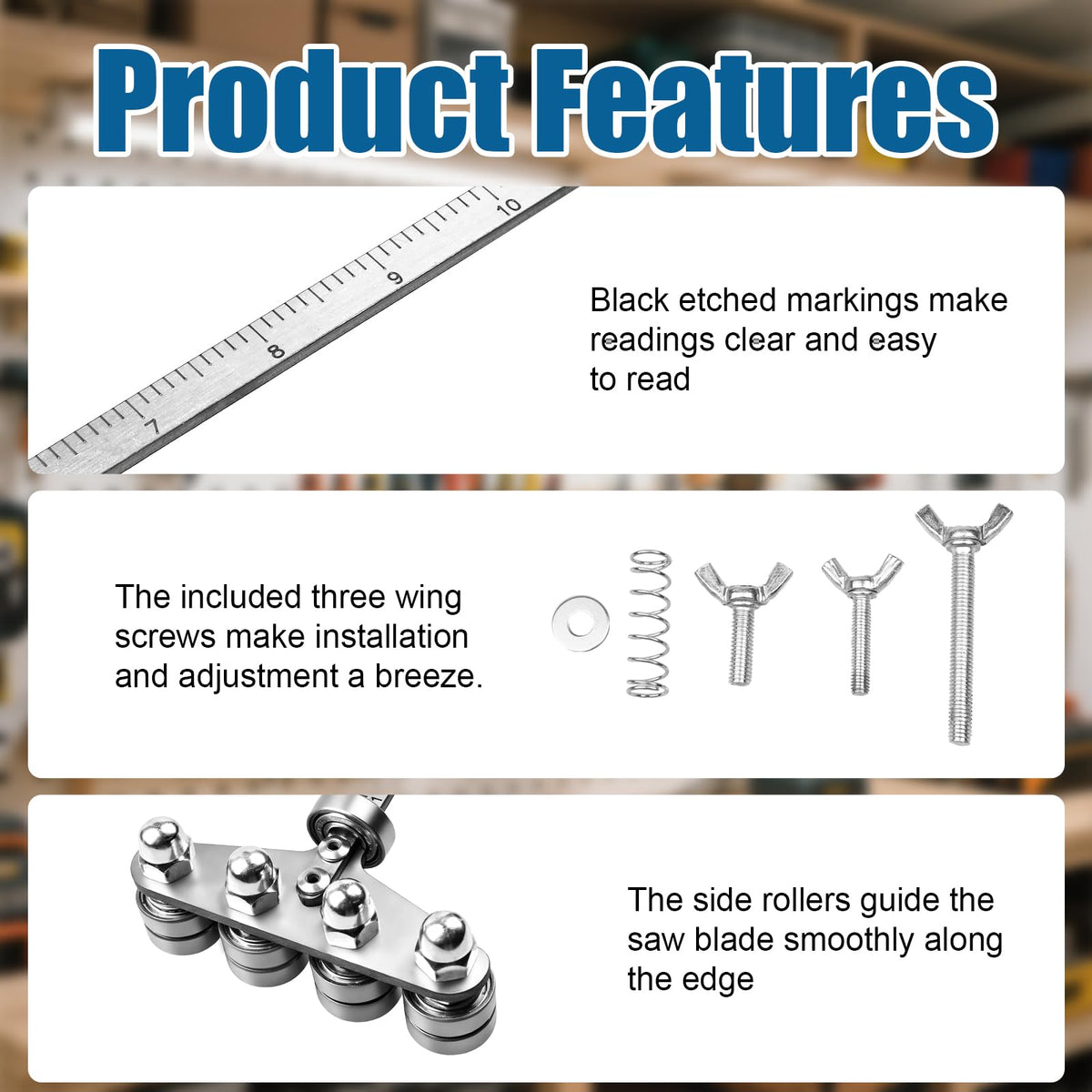 LinkMejor 24" Positionierzange für Kreissäge, einstellbare Sägeführung