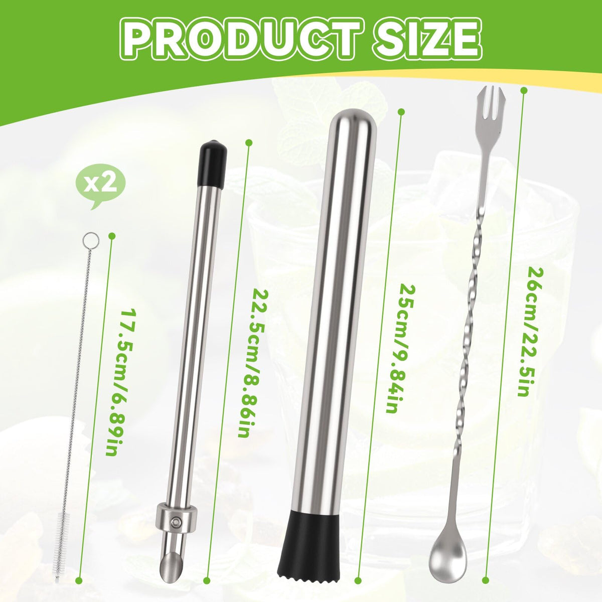 5 Pack Straw Puncher, zestaw akcesoriów do stoiska lemoniadowego