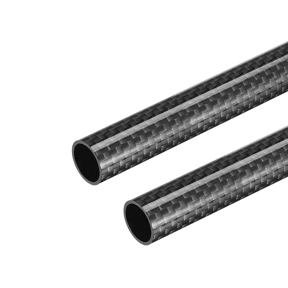 Carbon Fiber Tube 14x12x500mm for RC Airplane Quadcopter Black Tube 3K Roll Wrapped Glossy Surface 2pcs