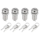 4Pcs Electric 2 Positions on Off Metal Key Lock Switch W Keys