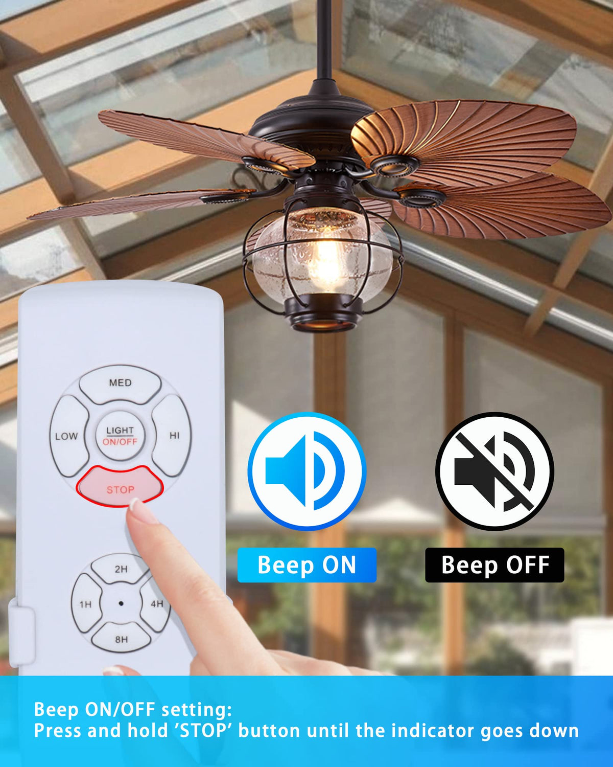 3-packs Universal Small Size Ceiling Fan Remote Control Kit, Mini Wireless Remote Control og Receiver Kits for Ceiling Fan Lamp
