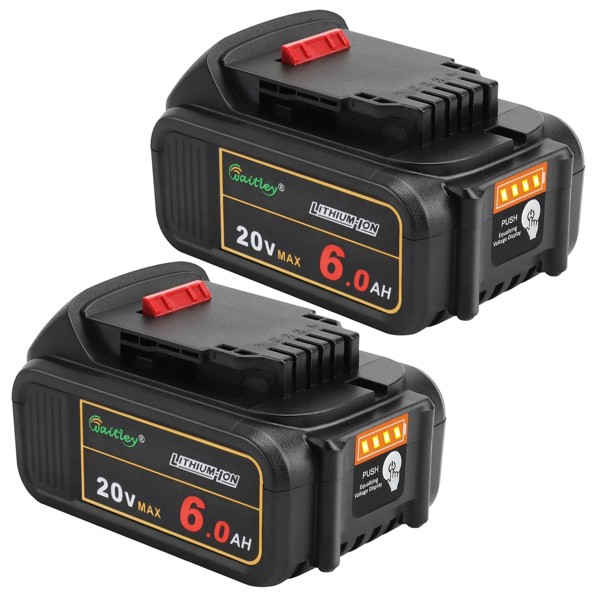 LinkMejor 20V 6.0Ah Batteria di RicambioCompatibile con Attrezzi Dewalt