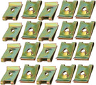 20pcs Spring Steel Speed Fastener U Nut Brass Tone for M4 / ST4.0 Screw Bolt