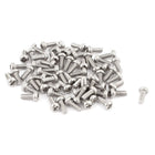 a15070200ux0106 M2x5mm 0.4mm Pitch 304 Stainless Steel Crosshead Phillips Round Head Screws Bolt (Pack of 60)