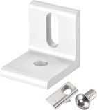 Inside Corner Brace Angle Bracket L Shape 40mmx40mmx36mm with M8 Screws and Nut for Aluminum Extrusion Profile