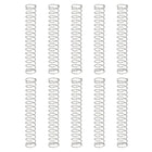 10Pcs Compression Springs, 0.2mm Wire Diameter x 3mm OD x 20mm Length 304 Stainless Steel Extension Spring Ballpoint Pen Pressure Springs for Shop Home Repairs, Silver