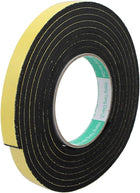 3Meter 15mm x 5mm Single-side Adhesive Shockproof Sponge Foam Tape Yellow Black