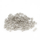 Compression Spring - 0.25mm Wire Dia, 2.3mm OD, 5mm Free Length Spring Steel Extension Spring,Silver,100Pcs