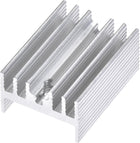 22mm x 15mm x 10mm TO-220 Aluminum Heatsink for Cooling MOSFET Transistor Diodes 10pcs