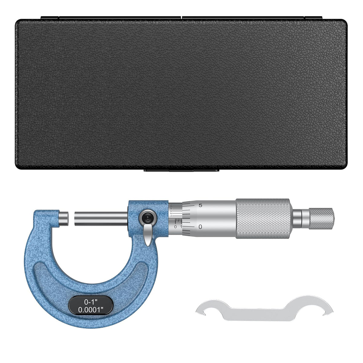 LinkMejor Außenmikrometer 2-3", 0.0001" Auflösung Mikrometer-Set