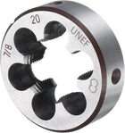 Round Threading Die 7/8-20 UNEF Thread Right Hand Screw Cutting Fixed Dies, Alloy Tool Steel Tapping Repair Tool