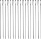 50Pcs Large Eye Needles, 3.94" 1.6mm High Carbon Iron Embroidery Thread Needle Sewing Big Eye Needle Knitting Needles for Hand Sewing Art Crafts, Silver
