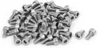 M4x8mm Thread 304 Stainless Steel Hex Socket Head Cap Screw Bolt DIN912 55pcs