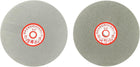 6-inch 150 & 240 Grits Diamond Coated Flat Lap Wheel Grinding Sanding Polishing Disc 2pcs