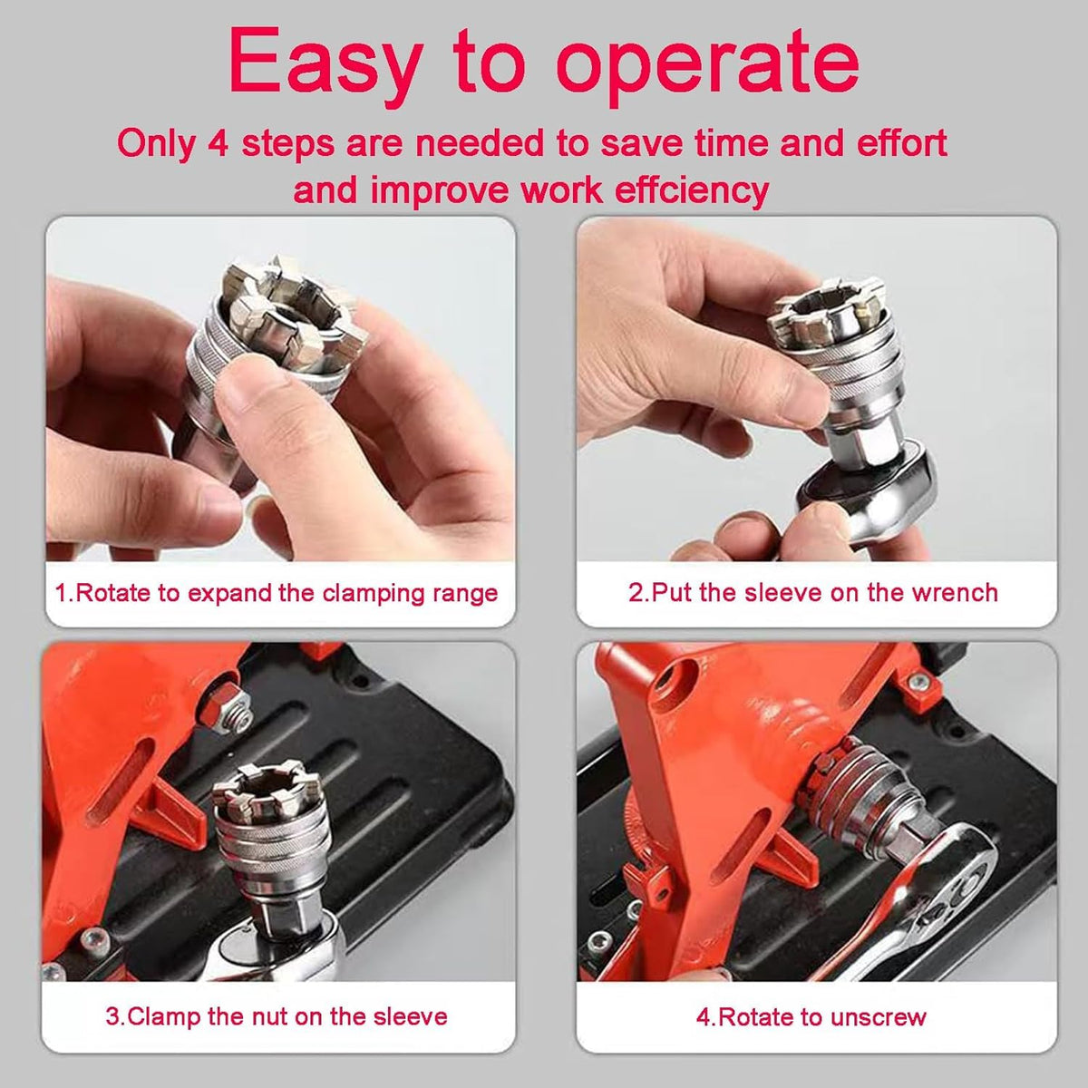 Novo 2 Conjuntos Chave de Fenda Universal Ajustável Ferramenta Conjunto - Multi-Função 10mm-19mm Chave de Fenda Universal de Manutenção para Ratchet de 3/8", Chave de Torque e Broca de Potência