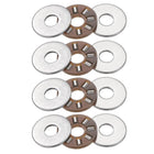 4 Sets AXK0515 Thrust Needle Roller Bearings with 8 Washers, Chrome Steel Needle Roller Bearings, ID 5mm, OD 15mm, Thickness 4mm