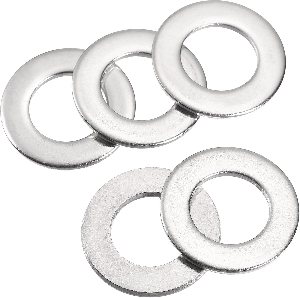 3/4" 316 Stainless Steel Flat Washer for Screw Bolt 5Pcs