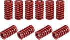 3D Printer Die Spring, 10pcs 8mm OD 15mm Long Spiral Stamping Medium Load Compression Mould Die Springs for 3D Printer Electric Part, Red