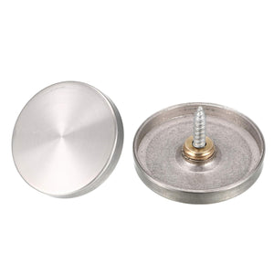 4 Pcs 40mm Stainless Steel Caps Decorative Mirror Nails