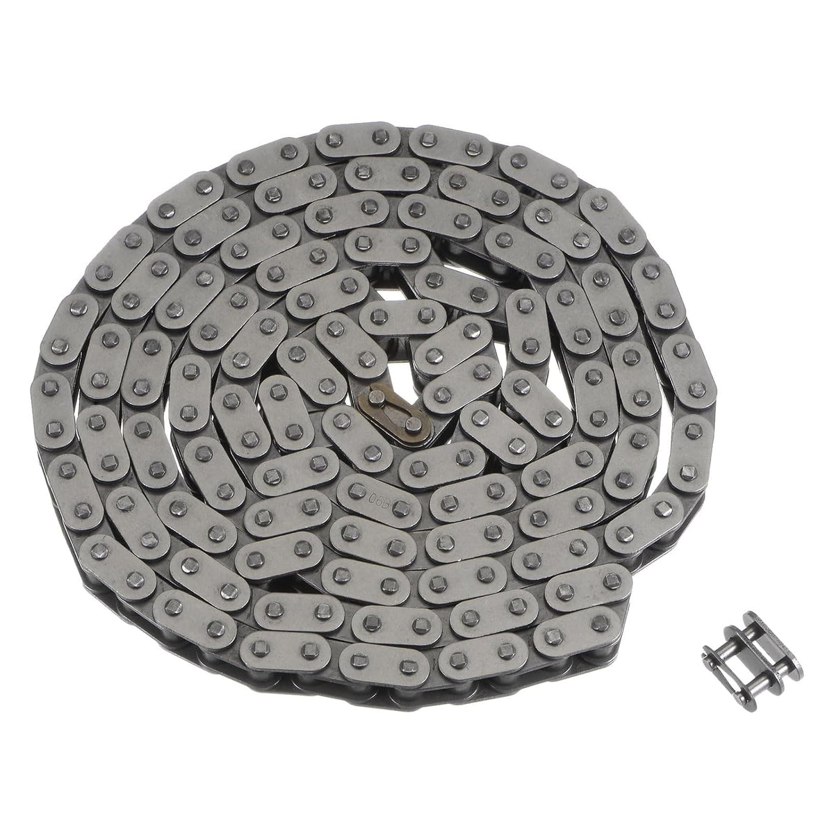 06B Metric Standard Roller Chain, 5 Feet Carbon Steel Chains 3/8" Industrial Roller Chain Drive Chain for Motorcycle Bicycle Industrial Machinery -160 Links