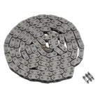 06B Metric Standard Roller Chain, 5 Feet Carbon Steel Chains 3/8" Industrial Roller Chain Drive Chain for Motorcycle Bicycle Industrial Machinery -160 Links