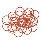Silicone O-Ring, 24mm OD, 21mm ID, 1.5mm Width, VMQ Seal Rings Gasket, Red, Pack of 30