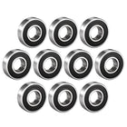 6001-2RS Ball Bearing 12mm x 28mm x 8mm Double Sealed 180101 Deep Groove Bearings High Carbon Steel Z1 (Pack of 10)