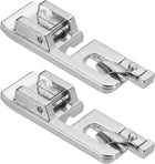 3mm Rolled Hem Presser Foot Galvanized Iron Sewing Machine Foot 39x12mm, 2Pcs