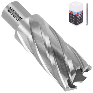 LinkMejor M2AL HSS Annular Cutter,1-1/8 Inch Diameter x 2 Inch Depth