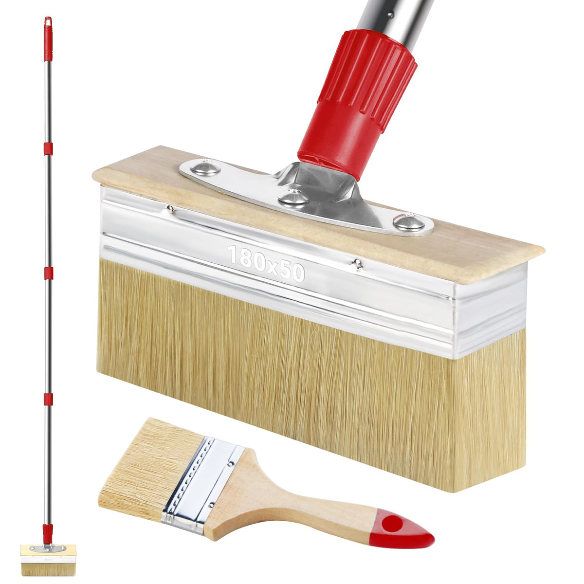 LinkMejor 7" Rettificatrice di Vernice per Deck con Manico Lungo da 60"