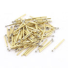 a15091500ux0390 P75-E2 Convex Tip Metal Spring Test Probe Pin, 1.3 mm Diameter, 100 Piece