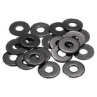 20 Pcs M6 Black Flat Washers, 18mm Outer Diameter, 304 Stainless Steel Metal Washer for Screws Bolts