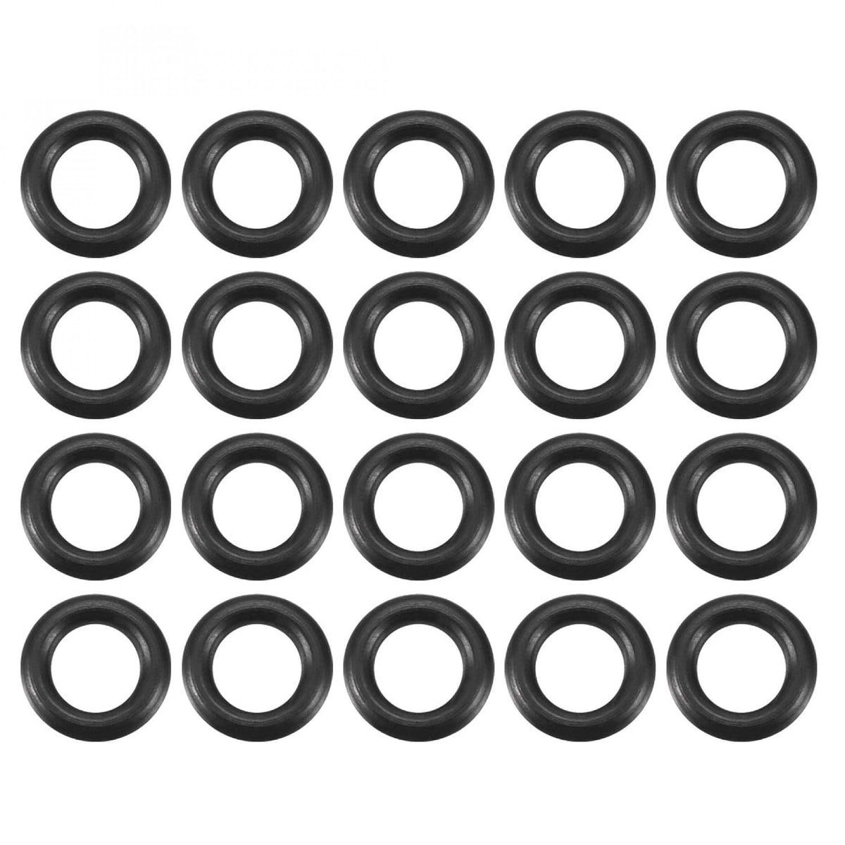 Nitrile Rubber O-Rings, 7mm OD 4mm ID 1.5mm Width, Metric Sealing Gasket, Pack of 20