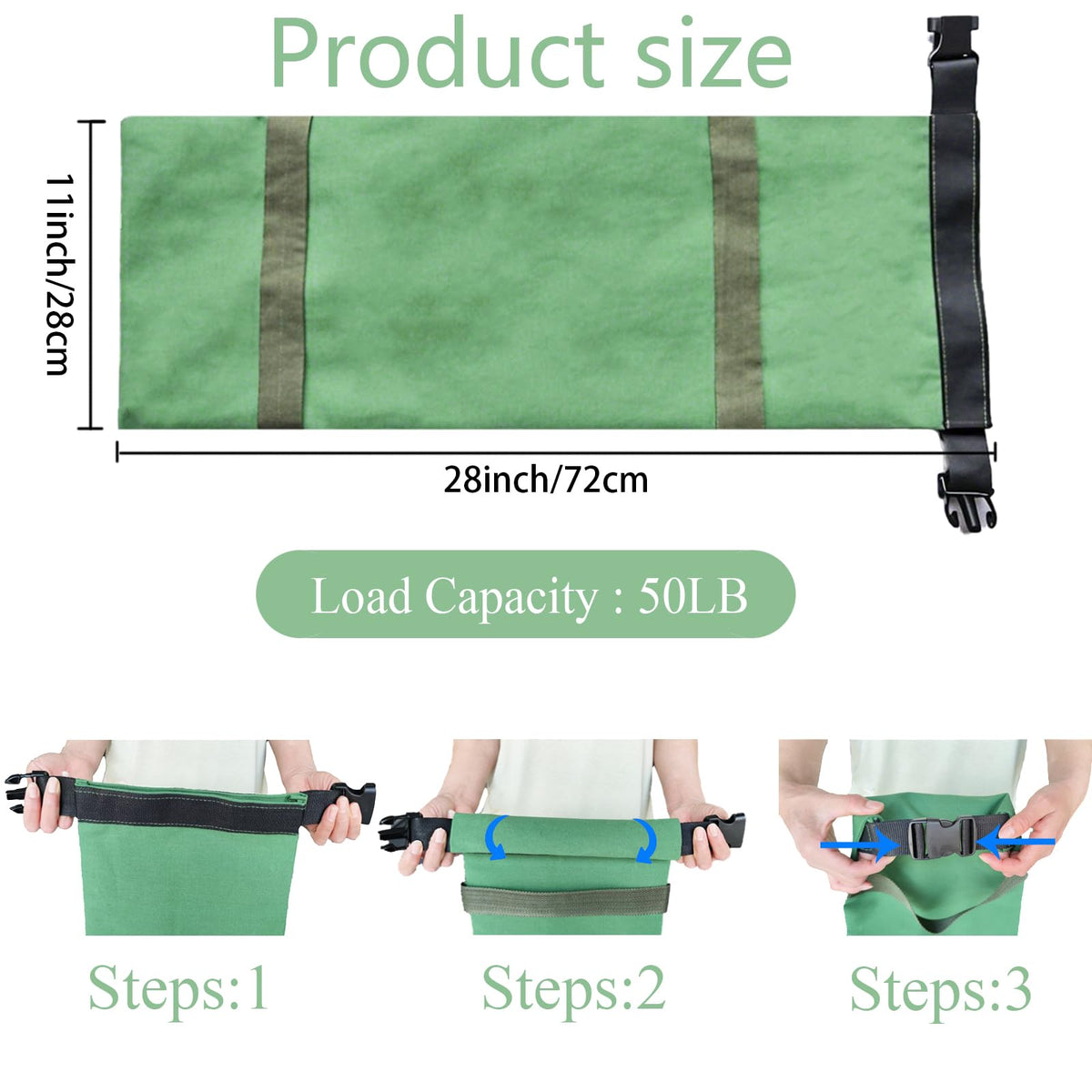 4 Pack Thick Canvas Flood Sandbags w/Handles Convenient for Flood Control