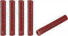 3D Printer Die Spring, 5pcs 10mm OD 60mm Long Spiral Stamping Medium Load Compression Mould Die Springs for 3D Printer Electric Part, Red