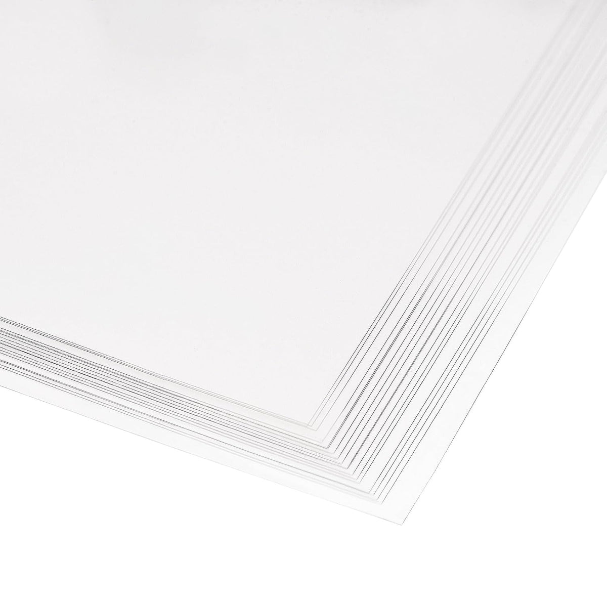 0.1mm Thick A4 Size Clear PVC Sheet 297mm x 210mm Transparent Rigid Plastic Sheet,Office,DIY Cutting,20pcs