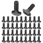 40pcs M8x20mm t Slot Drop-in Bolt, Carbon Steel Hammer Head Bolts t Shape Stud Sliding Screw for European Standard 40 Series Aluminum Profile