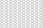 100Pcs 12mmx20mmx2mm Aluminum Motorcycle Hardware Drain Plug Washer