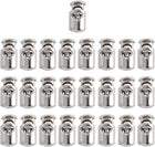 LinkMejor Plastic Cord Locks Stopper End Spring Stop Single Hole Toggle Fastener Stopper for Drawstrings