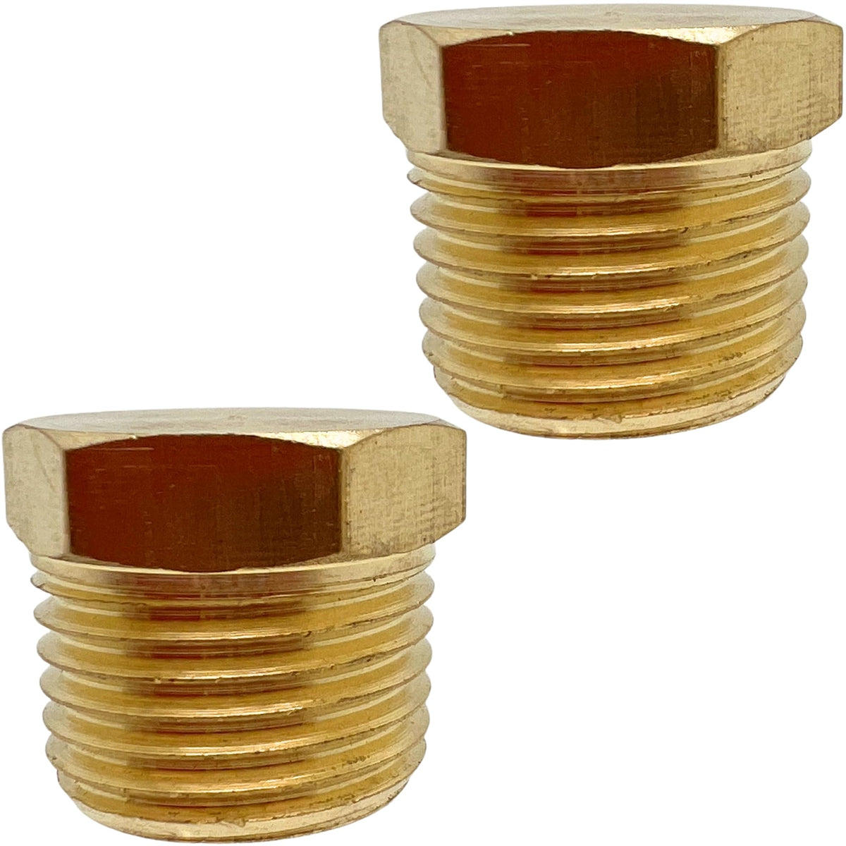 2PCS 3/8" laiton NPT mâle fiche de tête hexagonale par LinkMejor