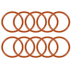 Silicone O-Ring, 33mm Outside Diameter, 28.2mm Inner Diameter, 2.4mm Width, VMQ Seal Rings Sealing Gasket Red, 10PCS