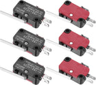 6Pcs V-152-1C25 1NO + 1NC Micro Limit Switch 15A 125/250VAC Waterproof Miniature Micro Switches for Precision Components