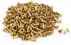 LinkMejor® 500pcs M1.7x4mm Brass Plated Metal Hollow Eyelets Rivets Gold Tone