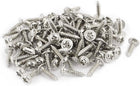 3x12 Stainless Steel Phillips Head Self-Tapping Screw with Washer Fastener X100
