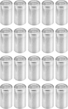 20pcs Car Aluminum Cylindrical Air Conditioner Pipe Joint Fitting Sleeve 10mm 16mm Hole Dia
