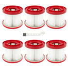 4 Pack 49-90-1900 Erstatningsfilter til Milwaukee M18 Våt-Tør Vak